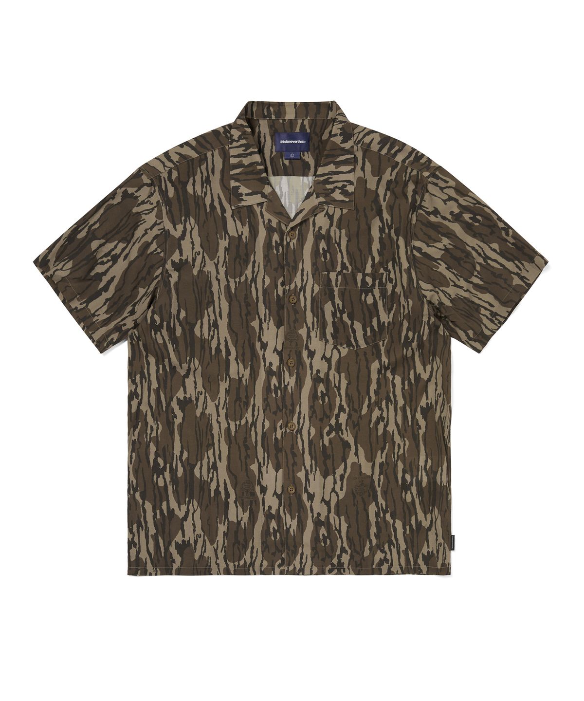 디스이즈네버댓(THISISNEVERTHAT) Rayon S/S Shirt Camo
