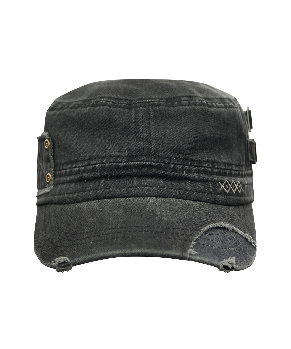 메인부스(MAINBOOTH) Patchwork Military Cap(CHARCOAL)