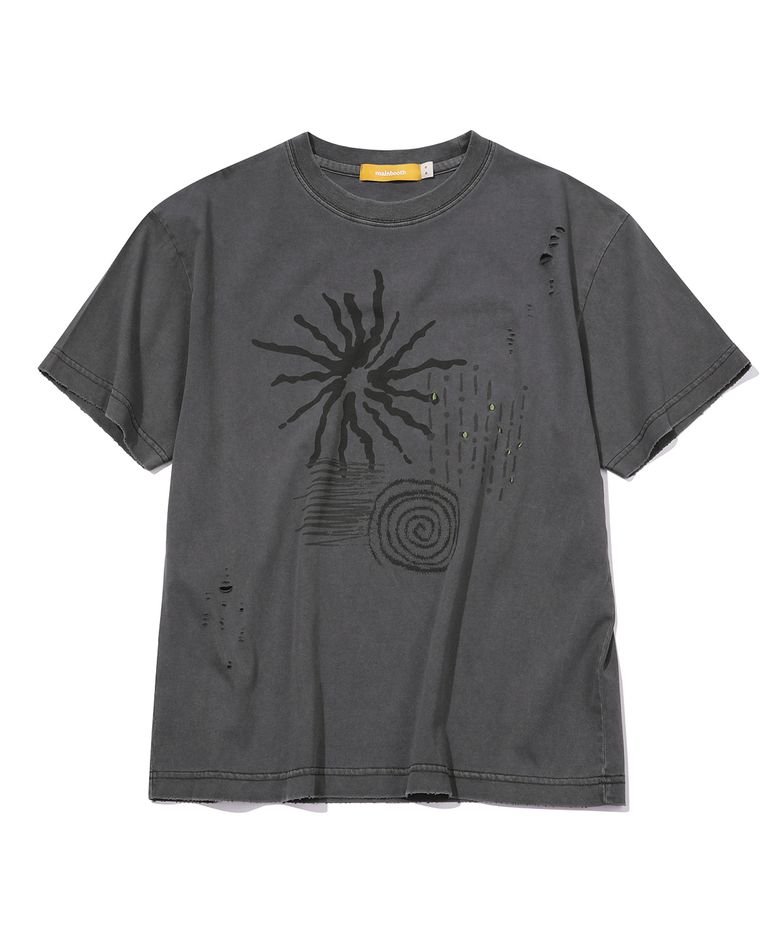 Signal T-shirt(CHARCOAL)