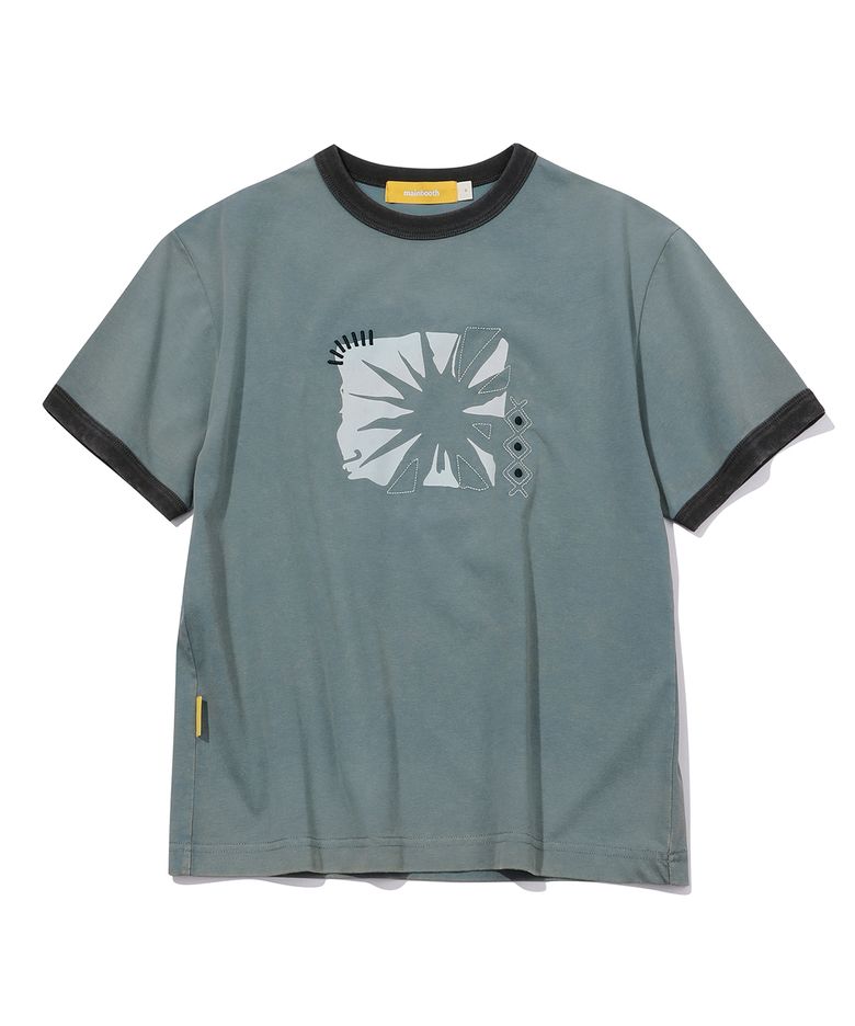 Sun Trace T-shirt(TEAL GREEN)