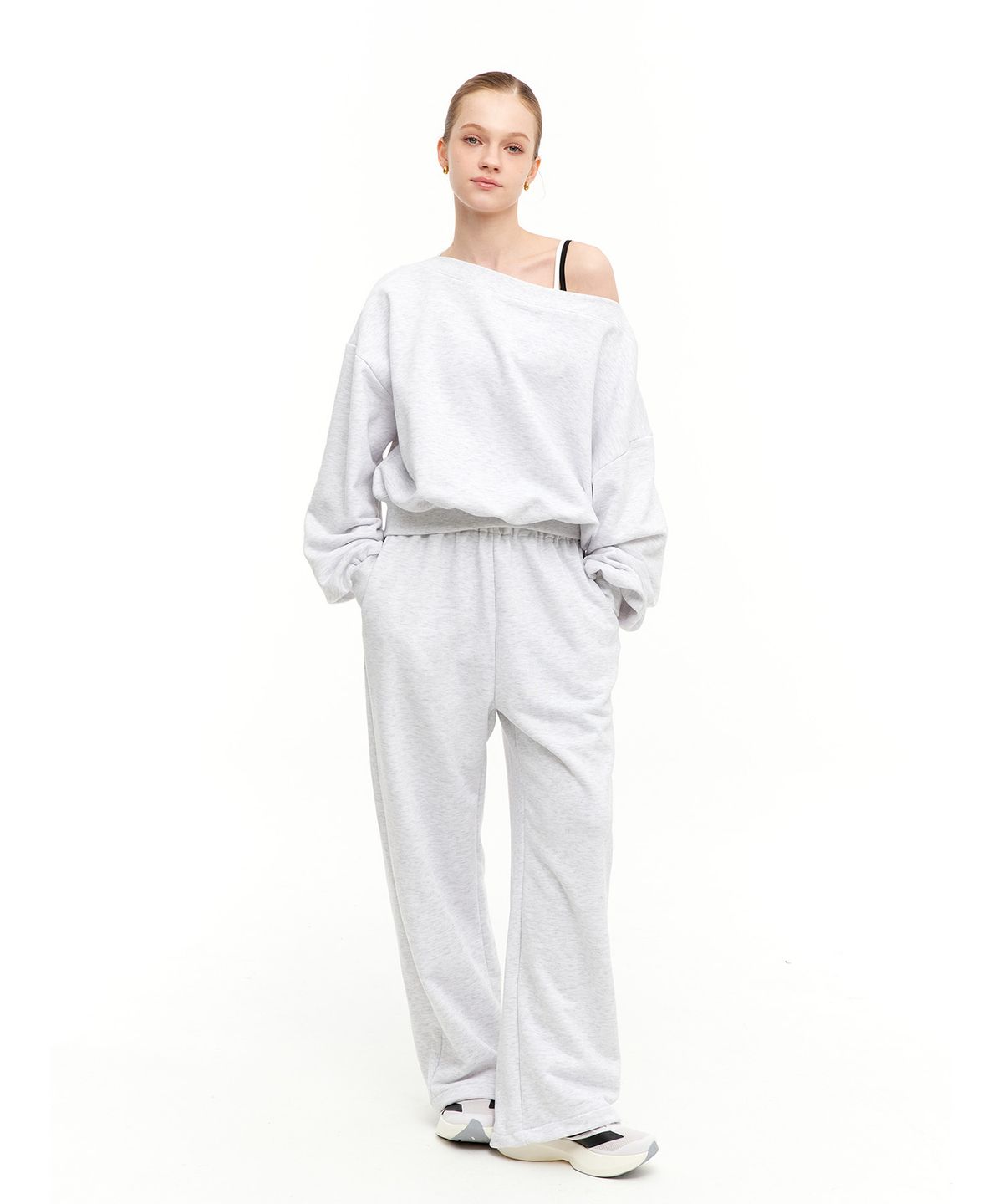 콘치웨어(CONCHWEAR) 소프트 와이드 트레이닝 팬츠 (4colors)