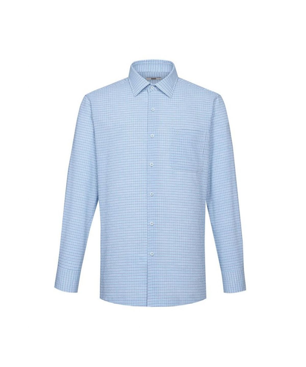닥스셔츠(DAKS SHIRTS) 린넨혼방 이지케어 마이크로체크 스트레치 셔츠_DLP1SHCL102B1