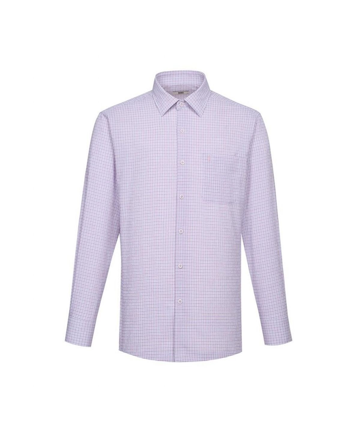 닥스셔츠(DAKS SHIRTS) 린넨혼방 이지케어 마이크로체크 스트레치 셔츠_DLP1SHCL102P1