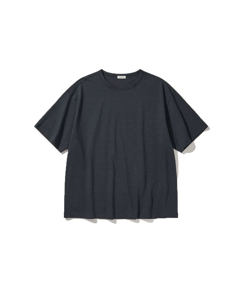 FINE STRIPE S/S TEE NAVY