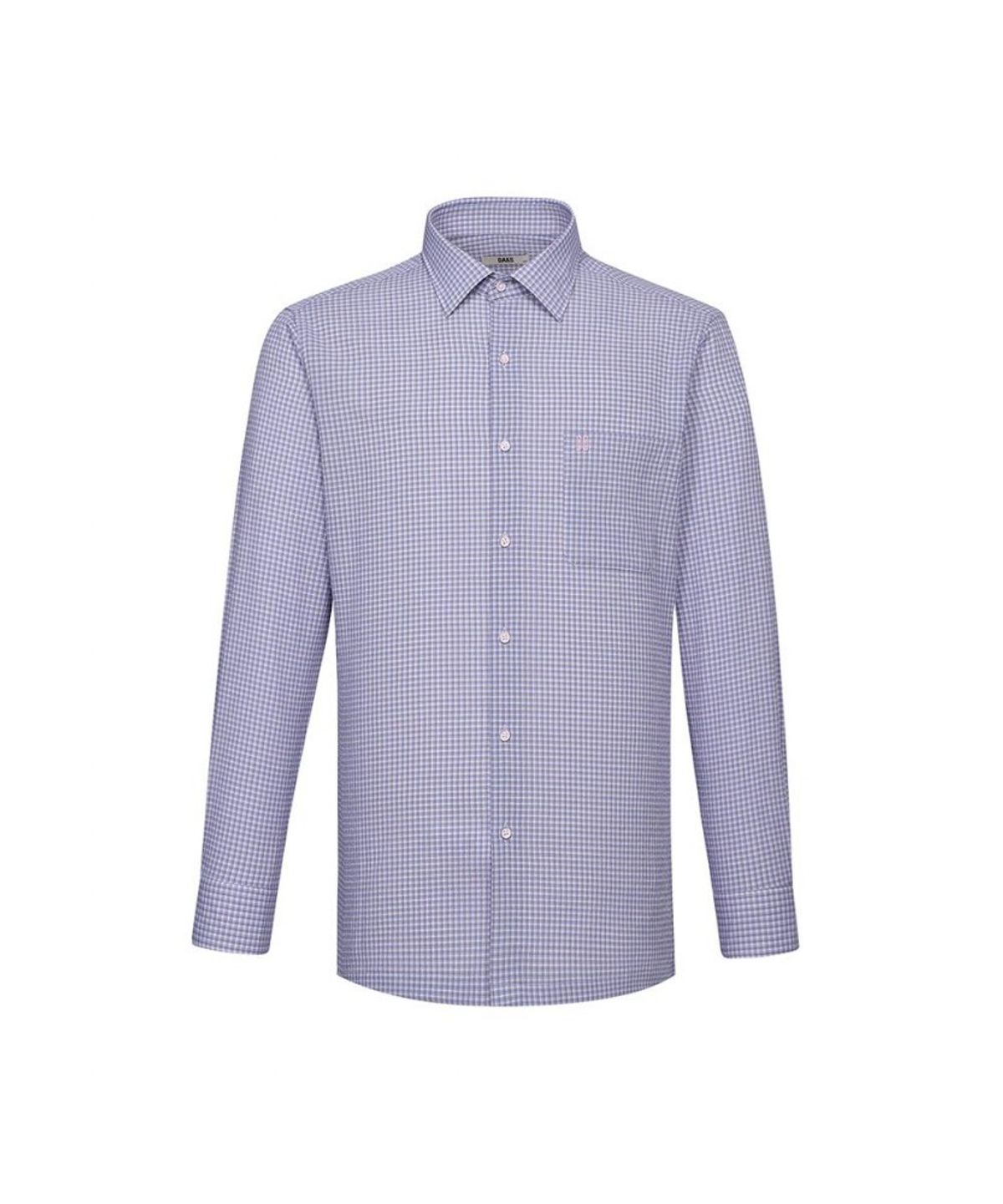 닥스셔츠(DAKS SHIRTS) 린넨혼방 마이크로체크캐주얼 셔츠_DLS1SHCL105P1