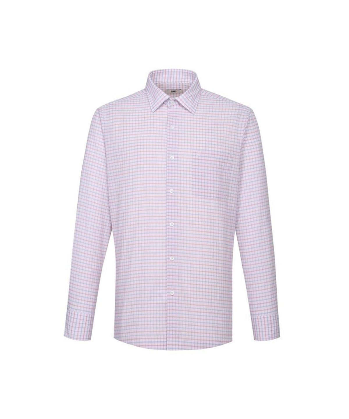 닥스셔츠(DAKS SHIRTS) 이지케어 린넨 마이크로체크 셔츠 레귤러핏_DLS1SHCL106P1