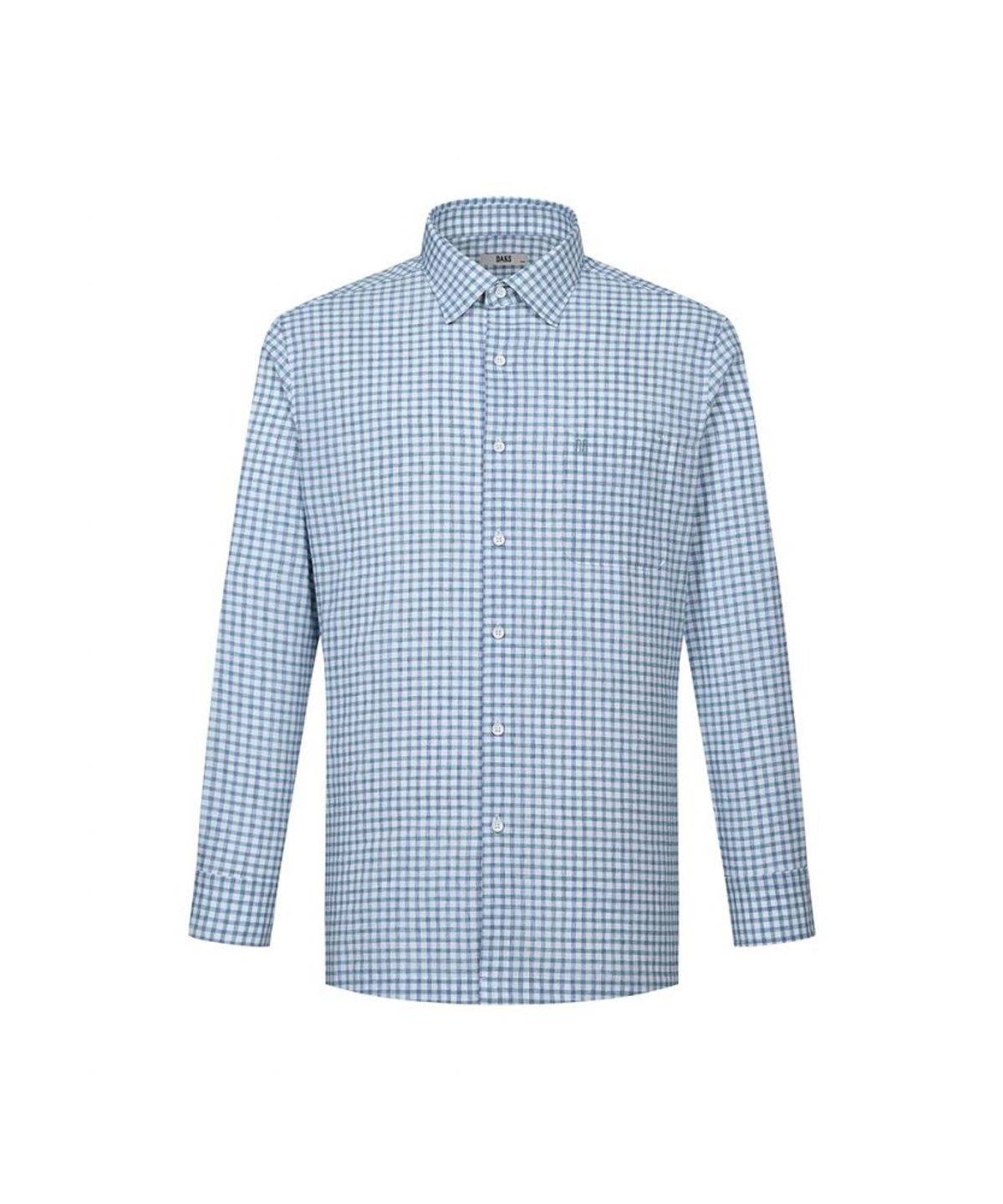 닥스셔츠(DAKS SHIRTS) 린넨혼방 스몰체크 캐주얼 셔츠_DLS3SHCL111B1