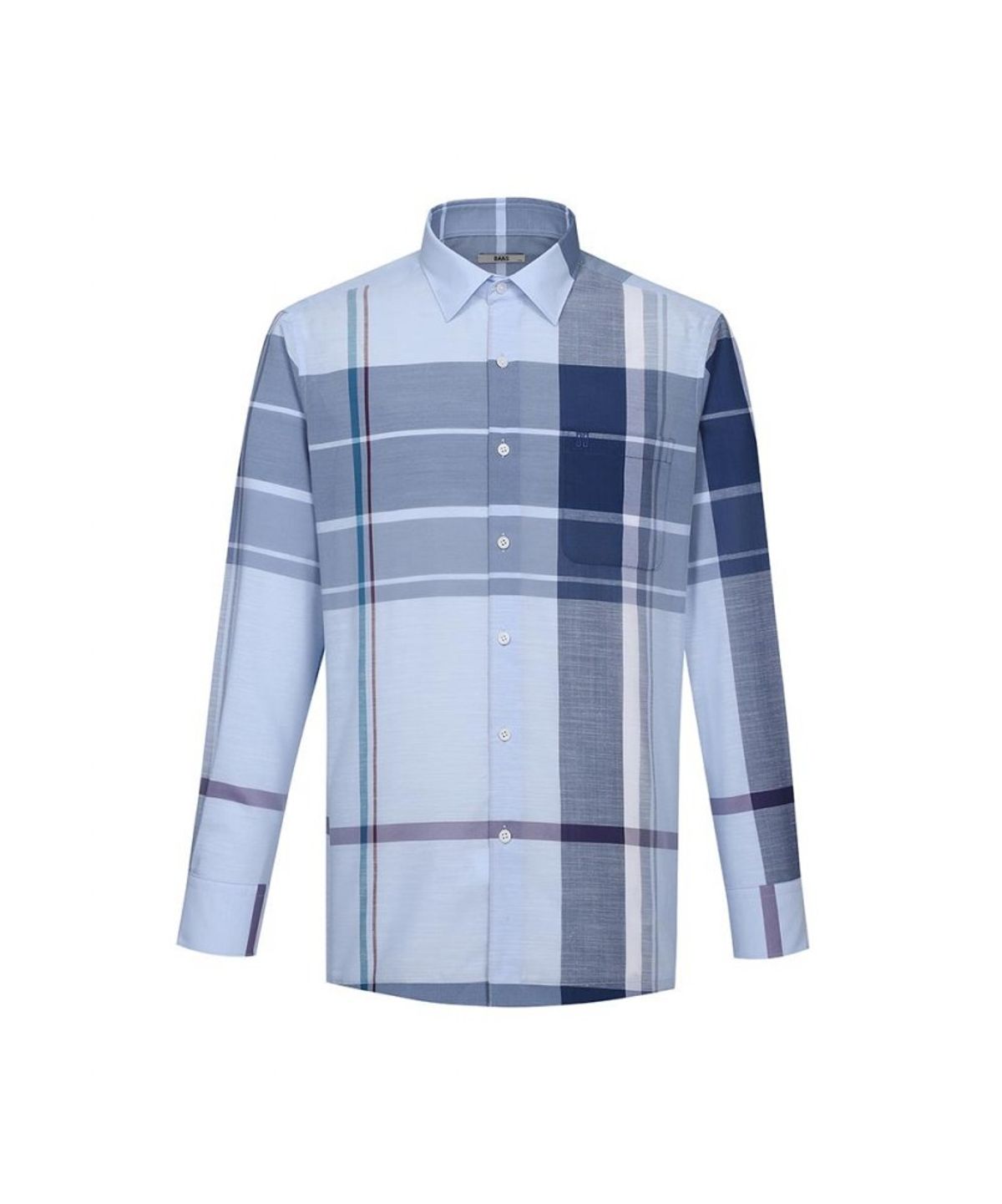 닥스셔츠(DAKS SHIRTS) 린넨혼방 이지케어 슈퍼빅체크 셔츠_DLS1SHCL101B1