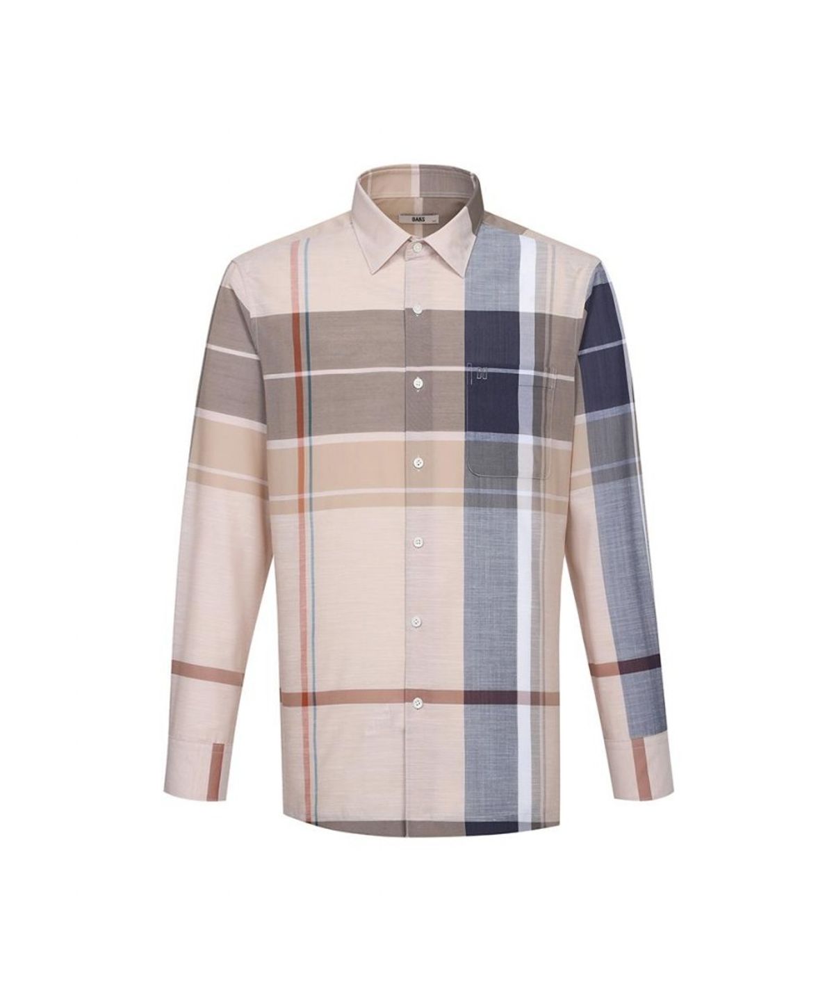 닥스셔츠(DAKS SHIRTS) 린넨혼방 이지케어 슈퍼빅체크 셔츠_DLS1SHCL101W1