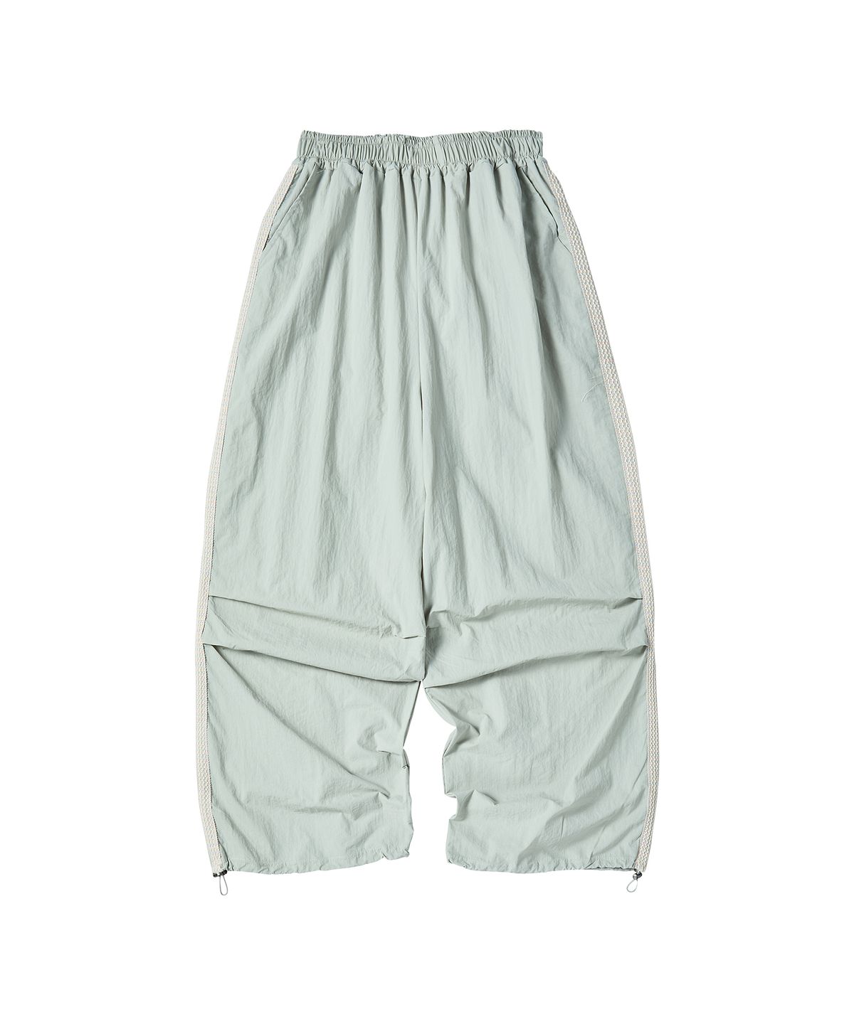 꼬모니노즈(COMONINOZ) W TAPE NYLON PANTS [LIGHT GRAY]