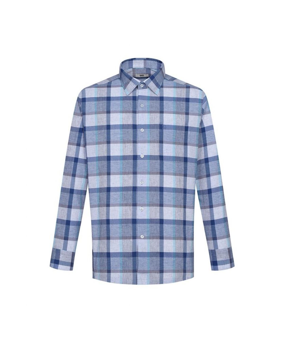 닥스셔츠(DAKS SHIRTS) 린넨혼방 라지체크 캐주얼 셔츠_DLS3SHCL131B1