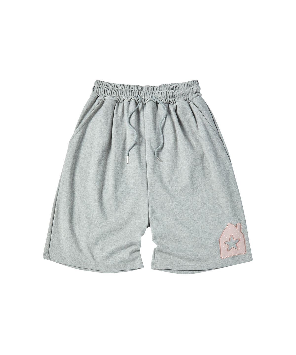 꼬모니노즈(COMONINOZ) W HOME SWEAT SHORTS [GRAY]