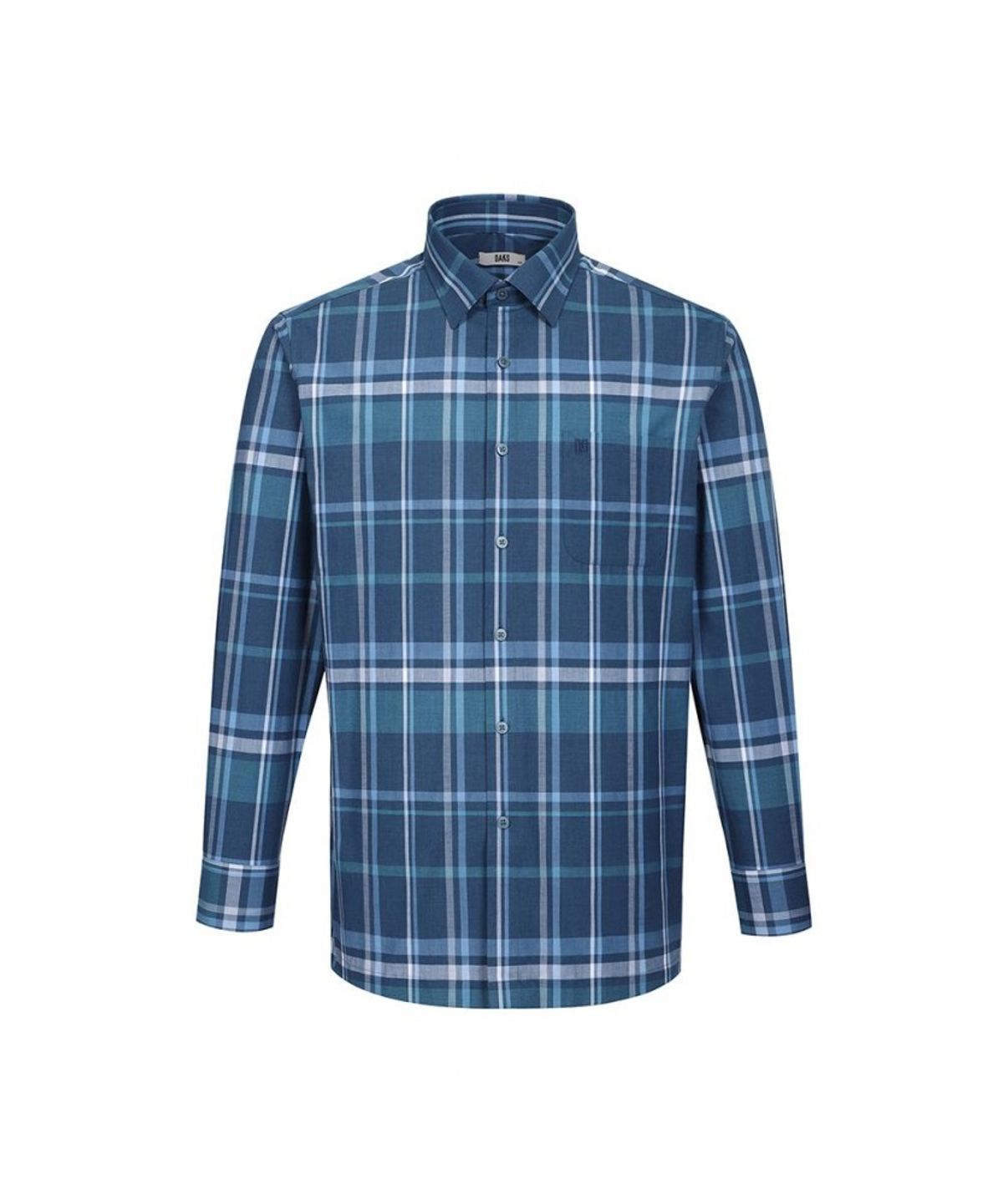 닥스셔츠(DAKS SHIRTS) 코튼혼방 스몰체크 셔츠 레귤러핏 네이비_DLP2SHCL132N1