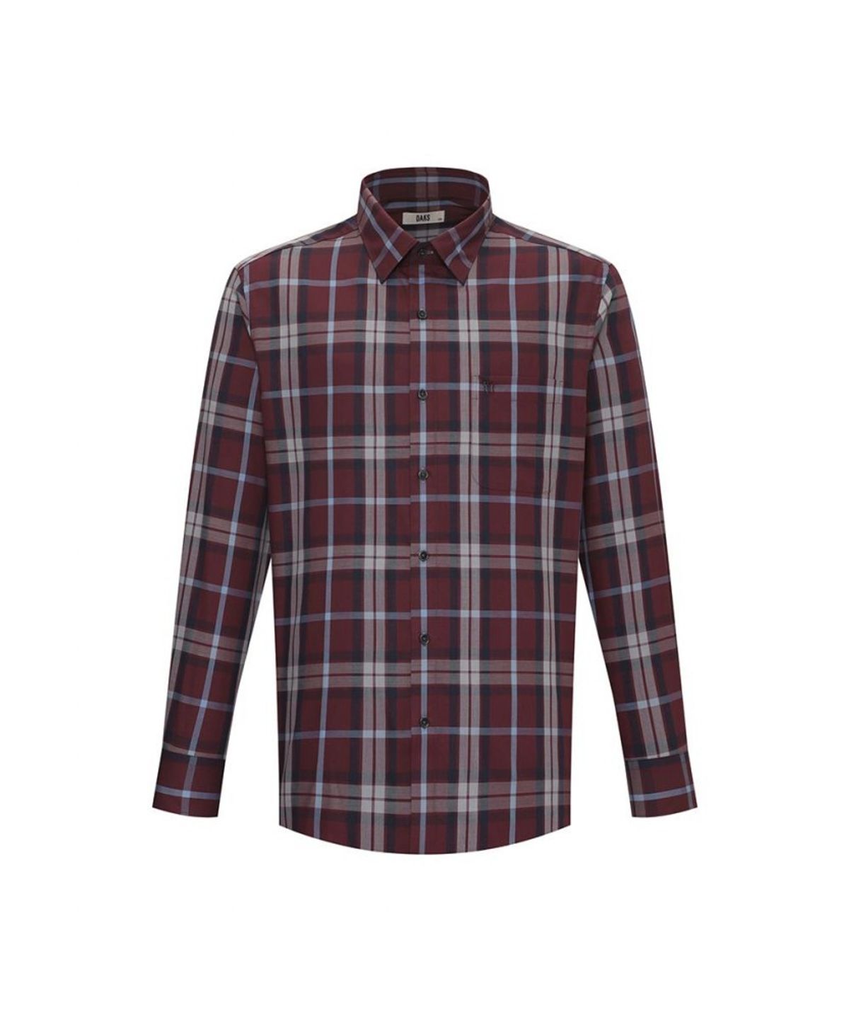 닥스셔츠(DAKS SHIRTS) 면혼방 미디움 체크 캐주얼 셔츠 레귤러핏 레드_DLA2SHCL120R1