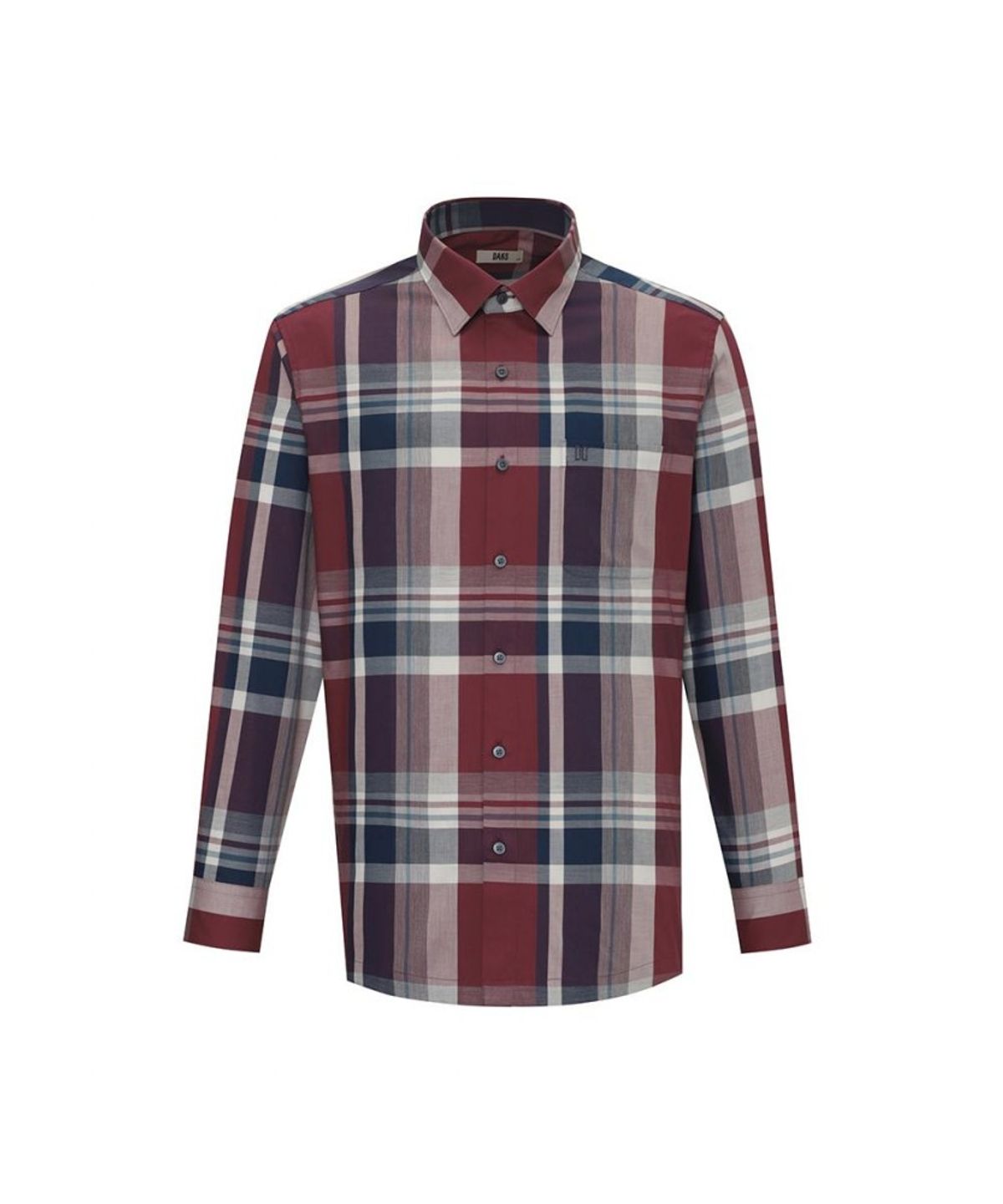 닥스셔츠(DAKS SHIRTS) 면혼방 빅 체크 캐주얼 셔츠 레드_DLA2SHCL141R1