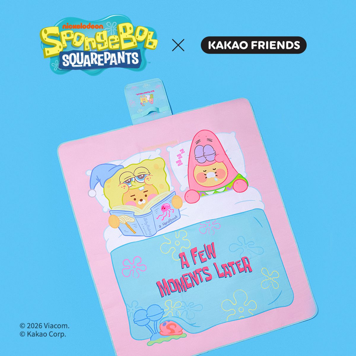 카카오프렌즈(KAKAO FRIENDS) 스폰지밥X카카오프렌즈 피크닉 매트_프렌즈