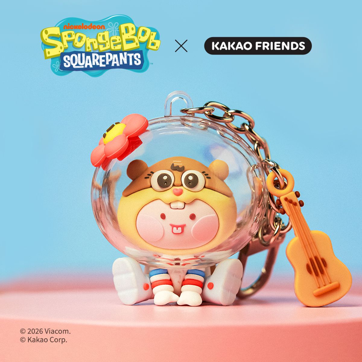 카카오프렌즈(KAKAO FRIENDS) 스폰지밥X카카오프렌즈 베이비다람이 피규어 키링_리틀어피치