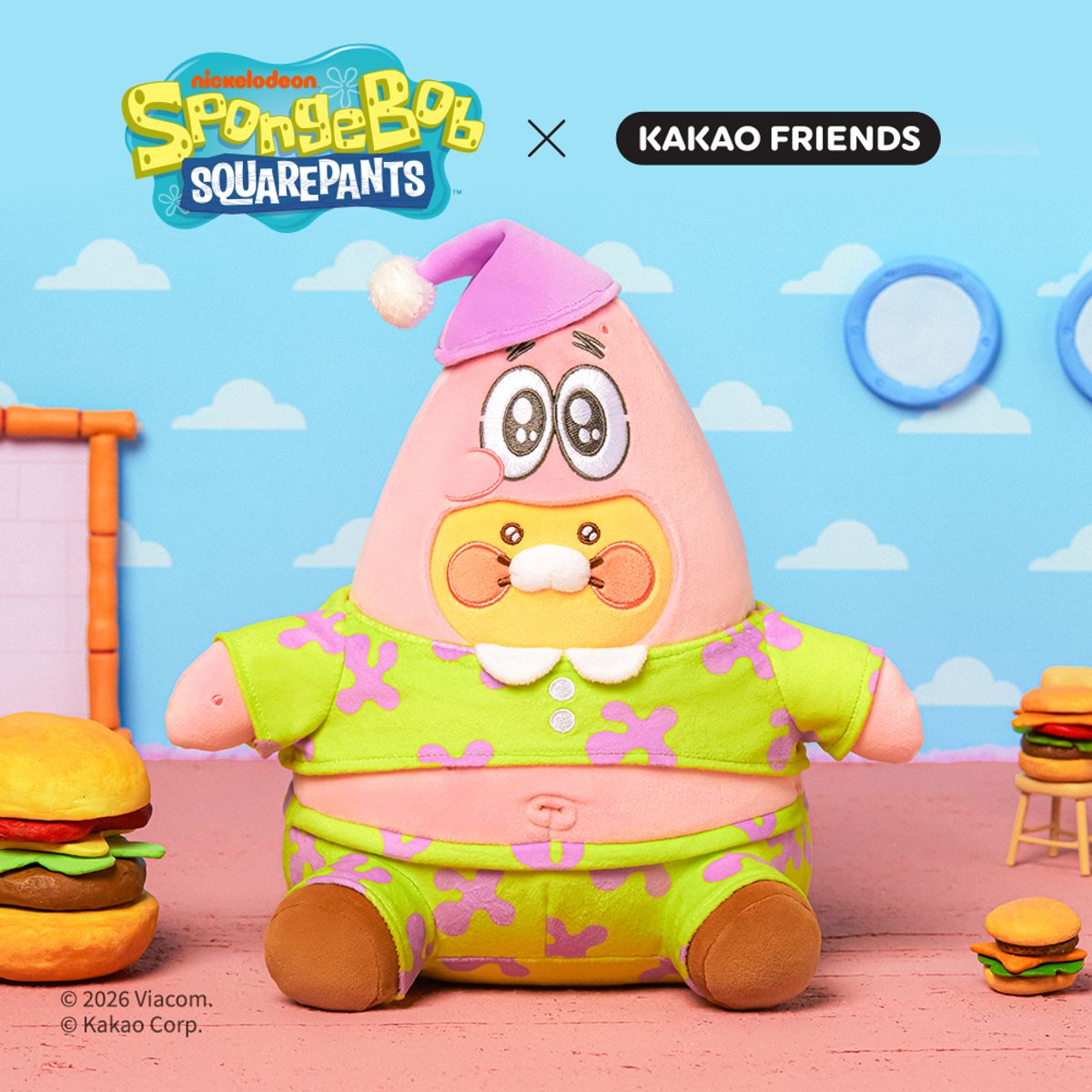 카카오프렌즈(KAKAO FRIENDS) 스폰지밥X카카오프렌즈 베이비뚱이 인형_베이비춘식이