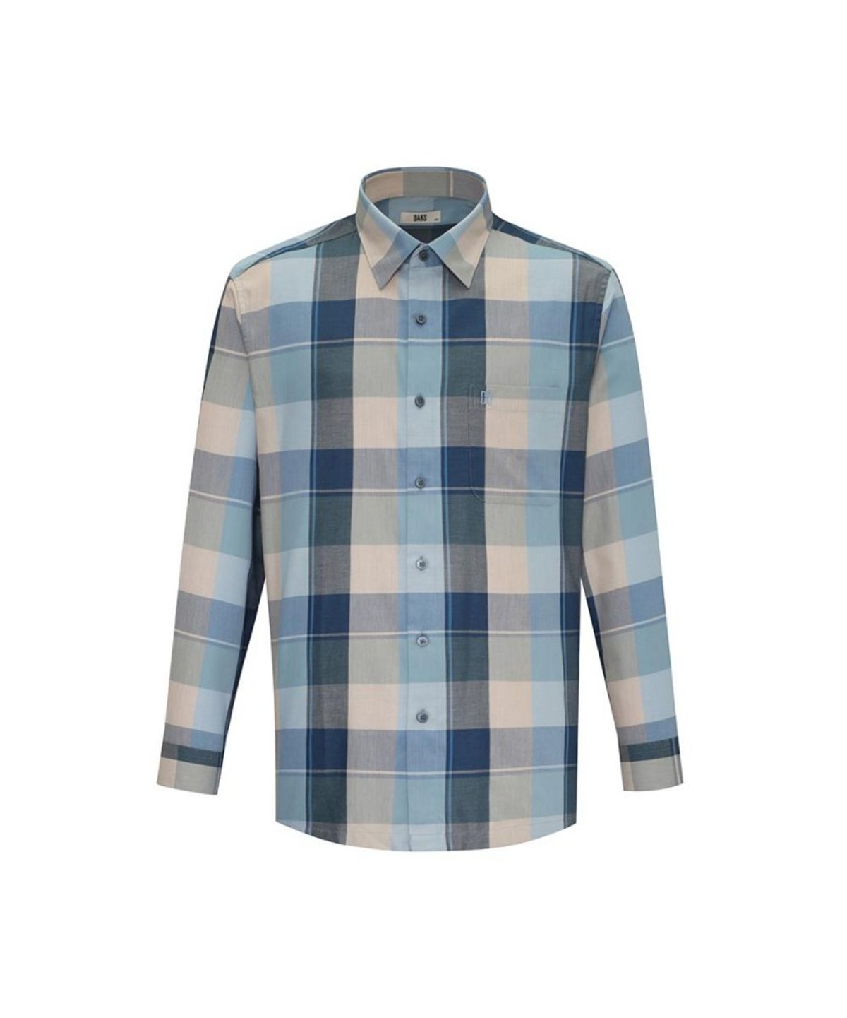 닥스셔츠(DAKS SHIRTS) 면혼방 빅 체크 캐주얼 셔츠 레귤러핏_DLA2SHCL144B1