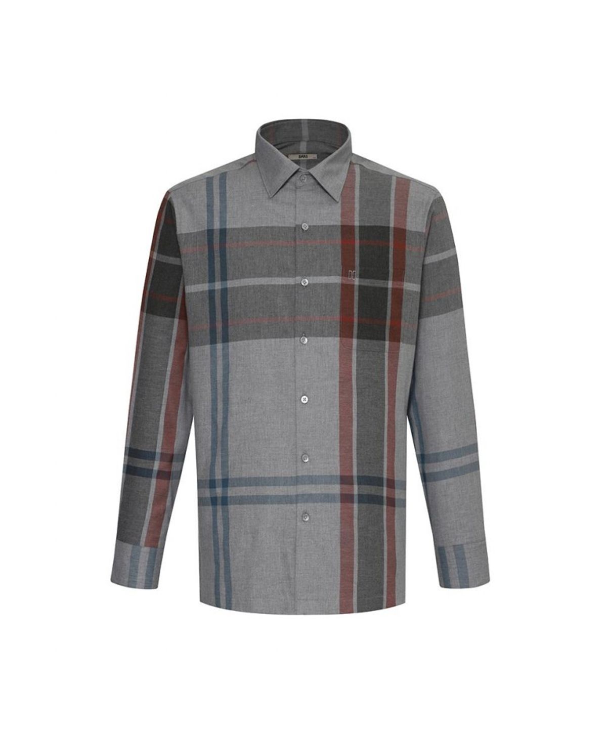 닥스셔츠(DAKS SHIRTS) 이지케어 면혼방 슈퍼빅체크 셔츠 레귤러핏_DLA1SHCL101G1