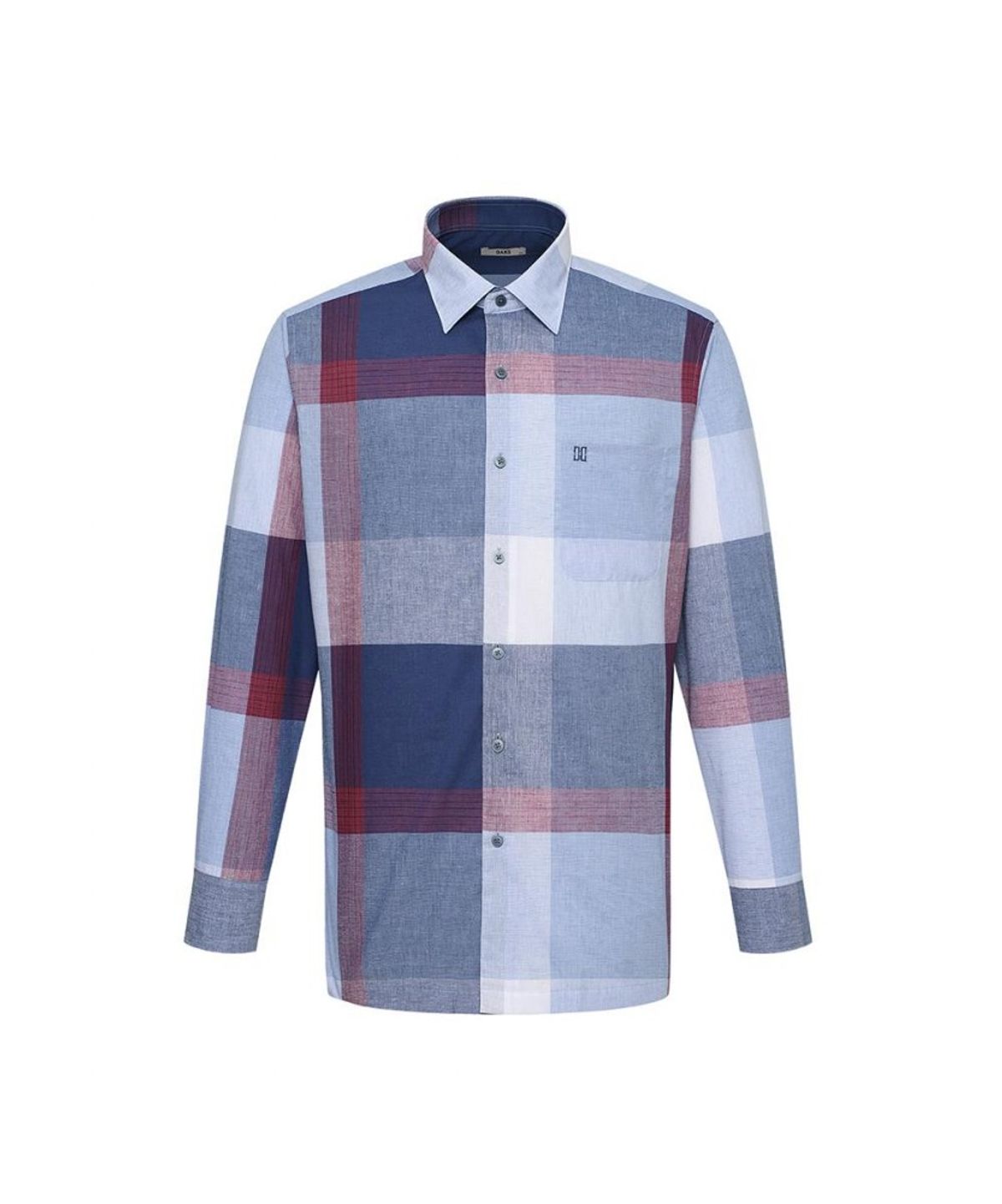 닥스셔츠(DAKS SHIRTS) 케어 린넨혼방 슈퍼빅체크셔츠_DMS3SHCL142N1