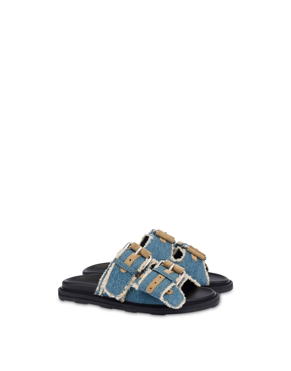 모스키노(MOSCHINO) 데님 샌들_우먼