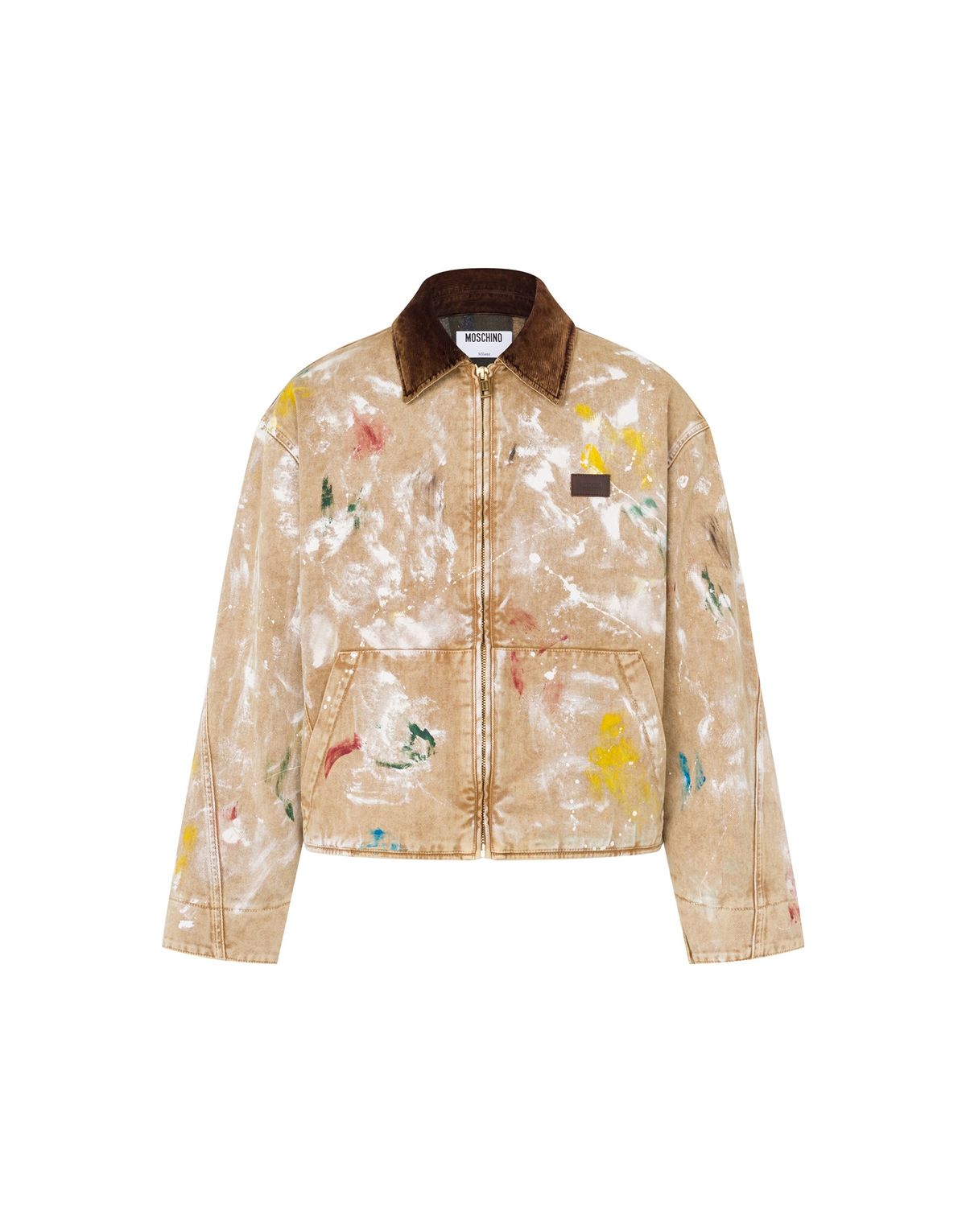 모스키노(MOSCHINO) 페인팅 코튼 불 재킷