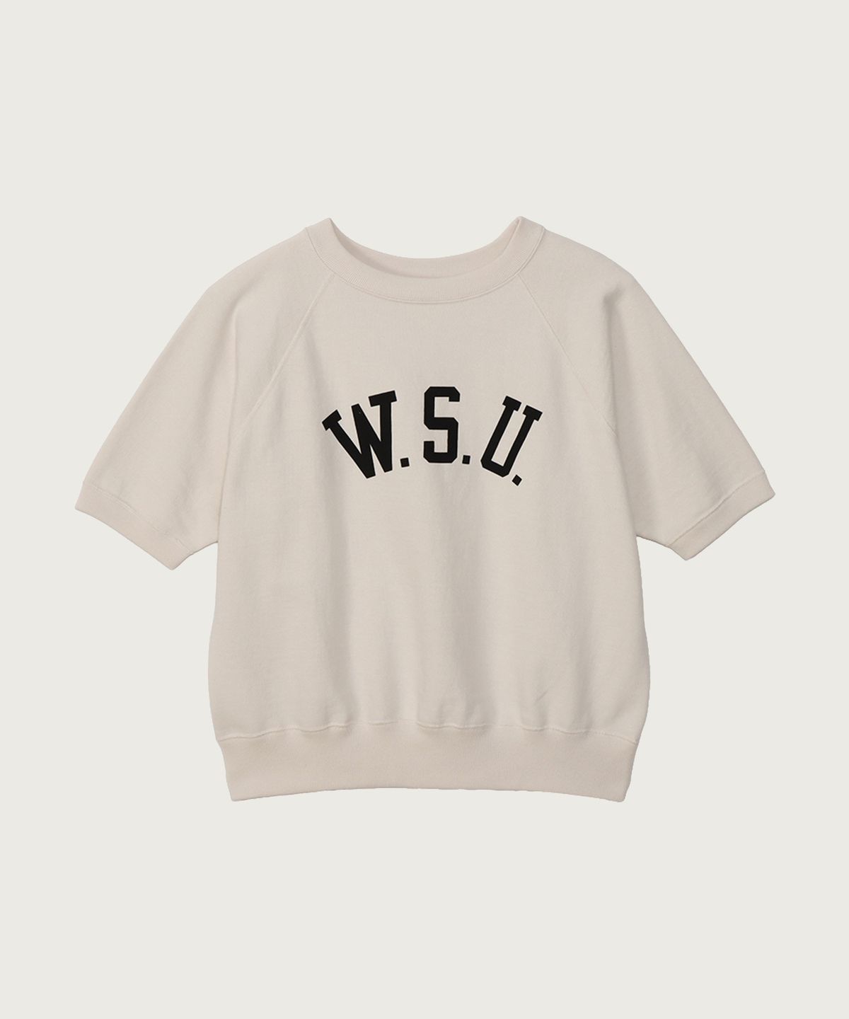 챔피온(CHAMPION) [True to Archives] CRSS 스웨트 반팔 티셔츠 Off White