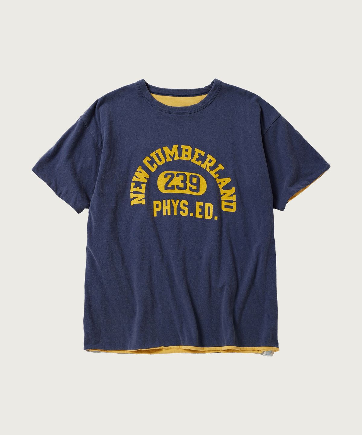 챔피온(CHAMPION) [True to Archives] USN 리버시블 빈티지 티셔츠 Navy