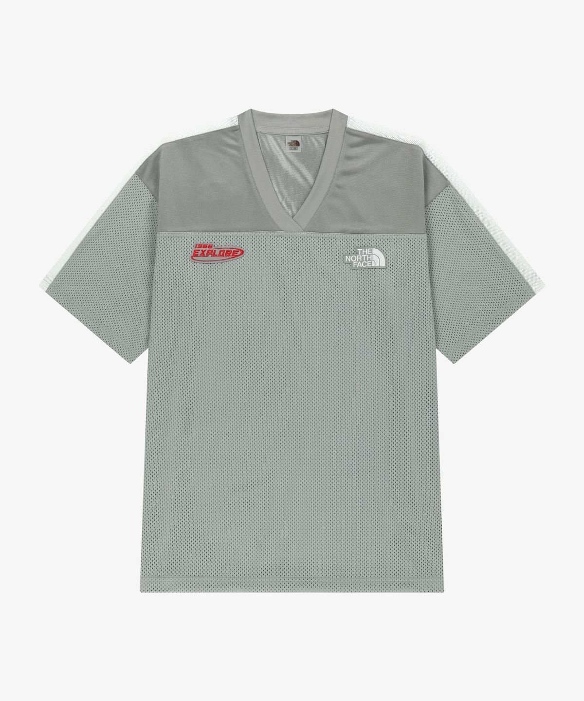 노스페이스(THE NORTH FACE) NT7US18L 화이트라벨 에어로넷 반팔 티 GRAY