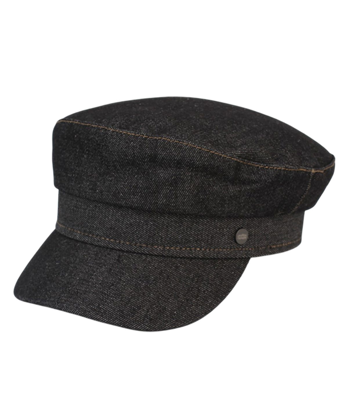 유니버셜 케미스트리(UNIVERSAL CHEMISTRY) Black Denim Logo Marine Cap 마린캡