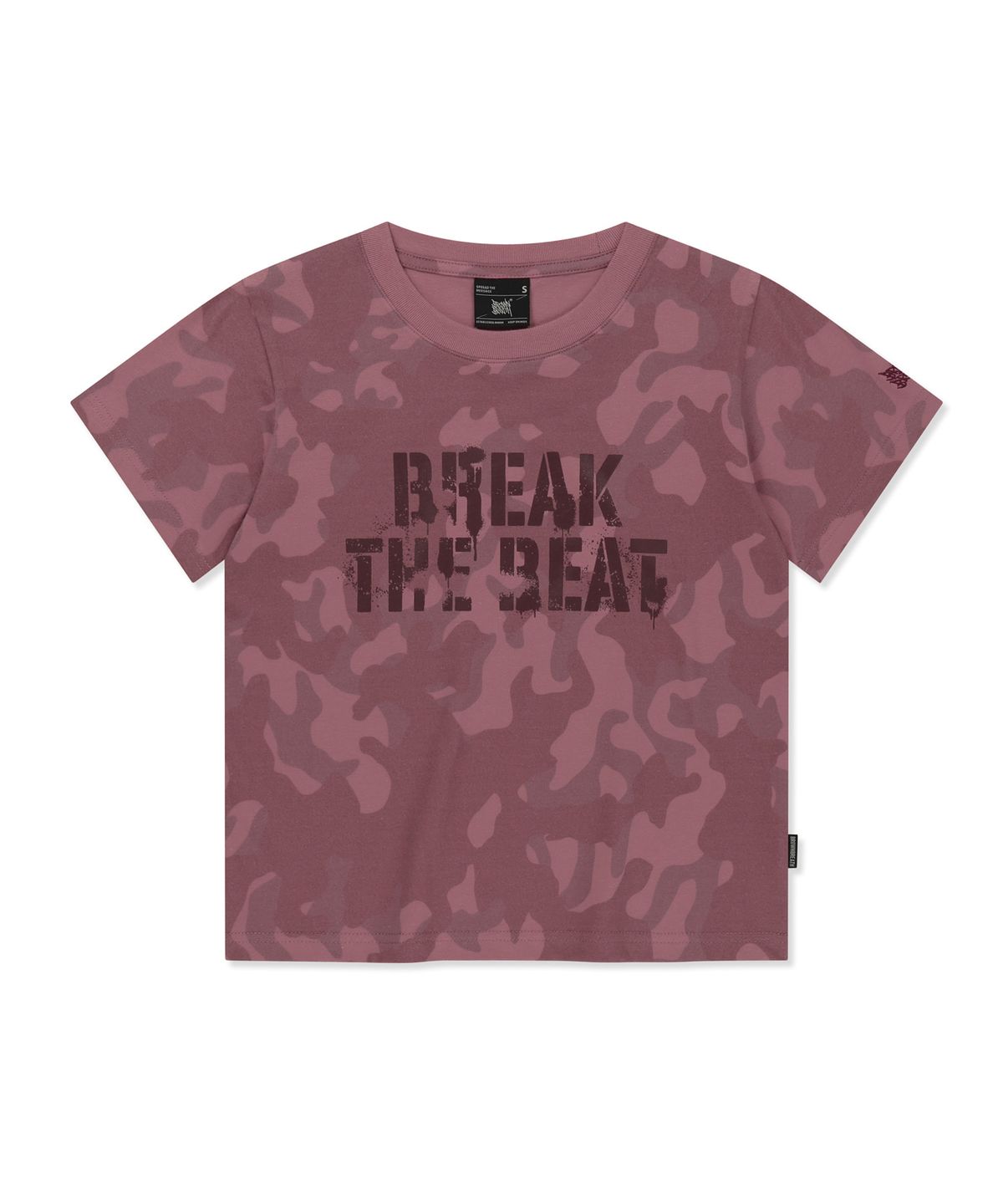 브라운브레스(BROWNBREATH) W CAMO PATTERN TEE - BURGANDY
