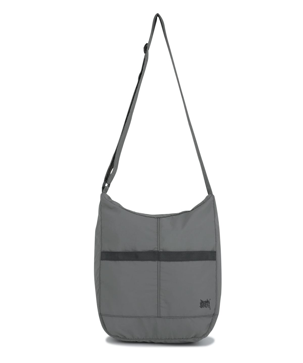 브라운브레스(BROWNBREATH) TAG NYLON MASSENGER BAG - GREY