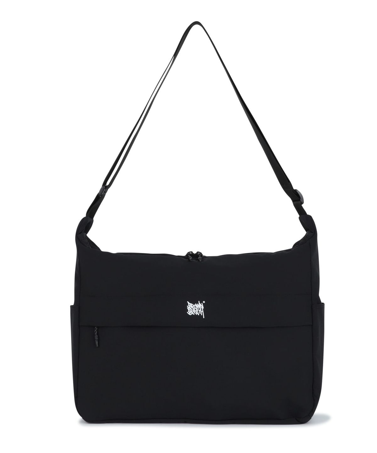 브라운브레스(BROWNBREATH) TAG NYLON CROSS BAG - BLACK