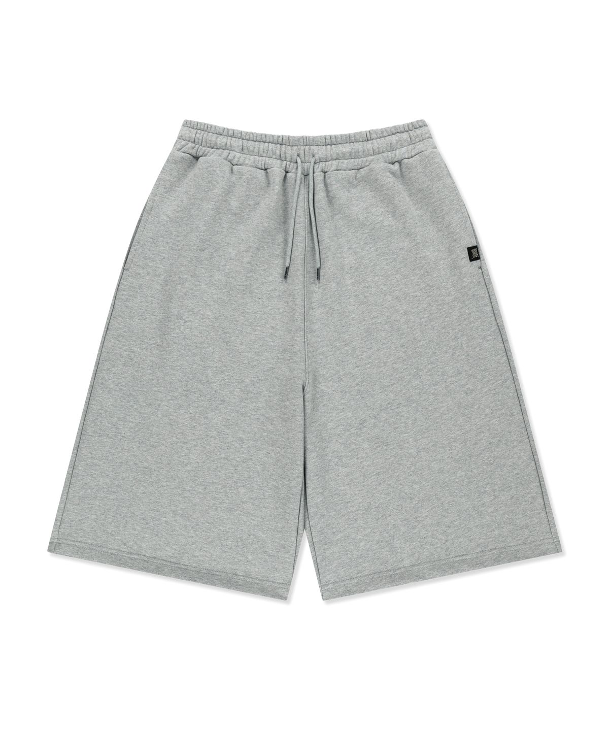 브라운브레스(BROWNBREATH) STAMP TAG SHORTS - MELANGE GREY