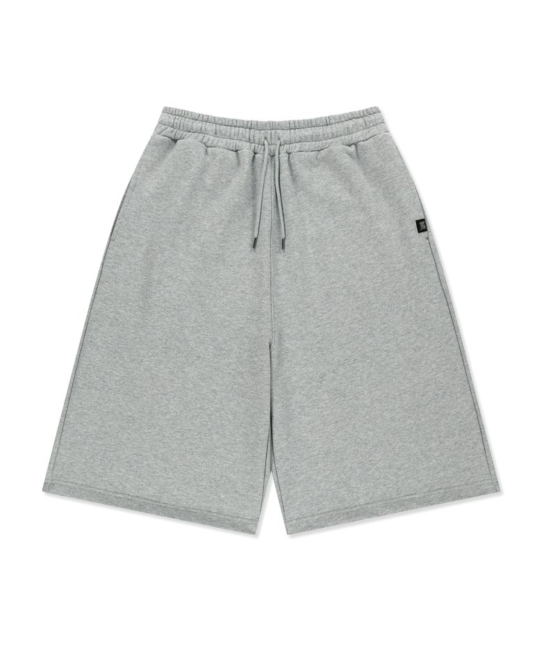 STAMP TAG SHORTS - MELANGE GREY