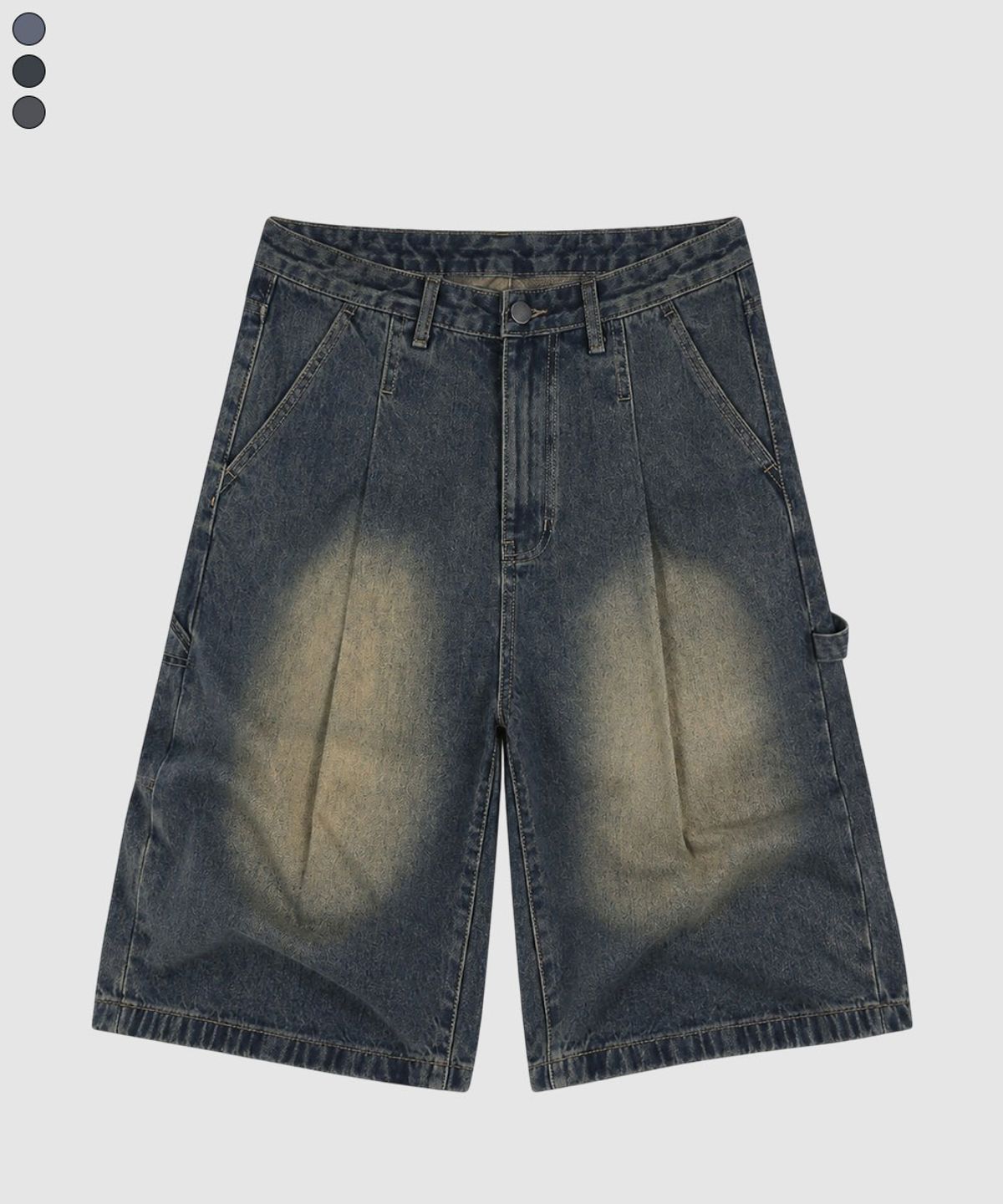 베이직라벨(BASIC LABEL) Jenna Carpenter Bermuda Denim Shorts 3 Color [BLSD_7501]
