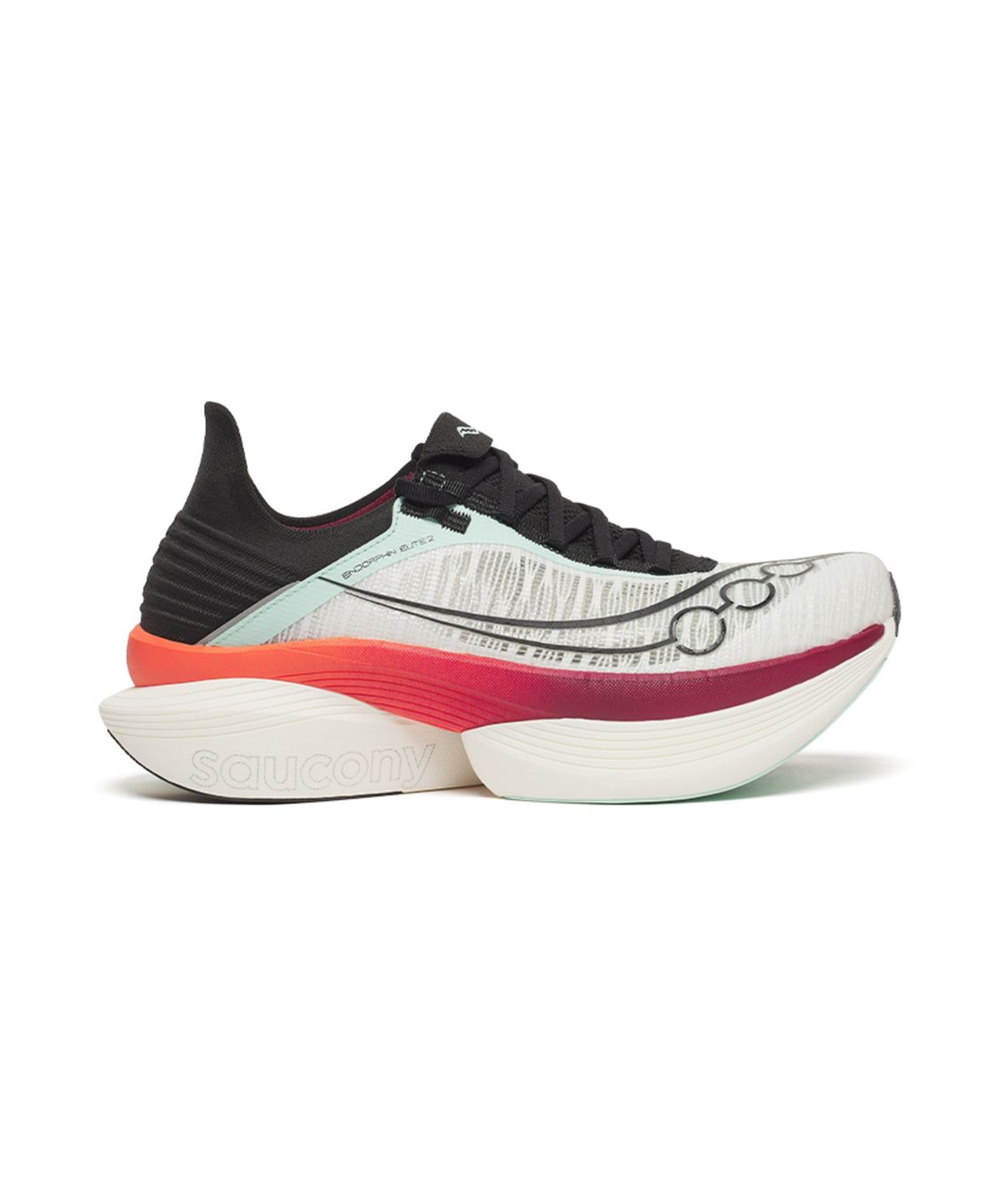 써코니(SAUCONY) (공용) 엔돌핀 엘리트 2 - 화이트:크림슨 / S30994-172