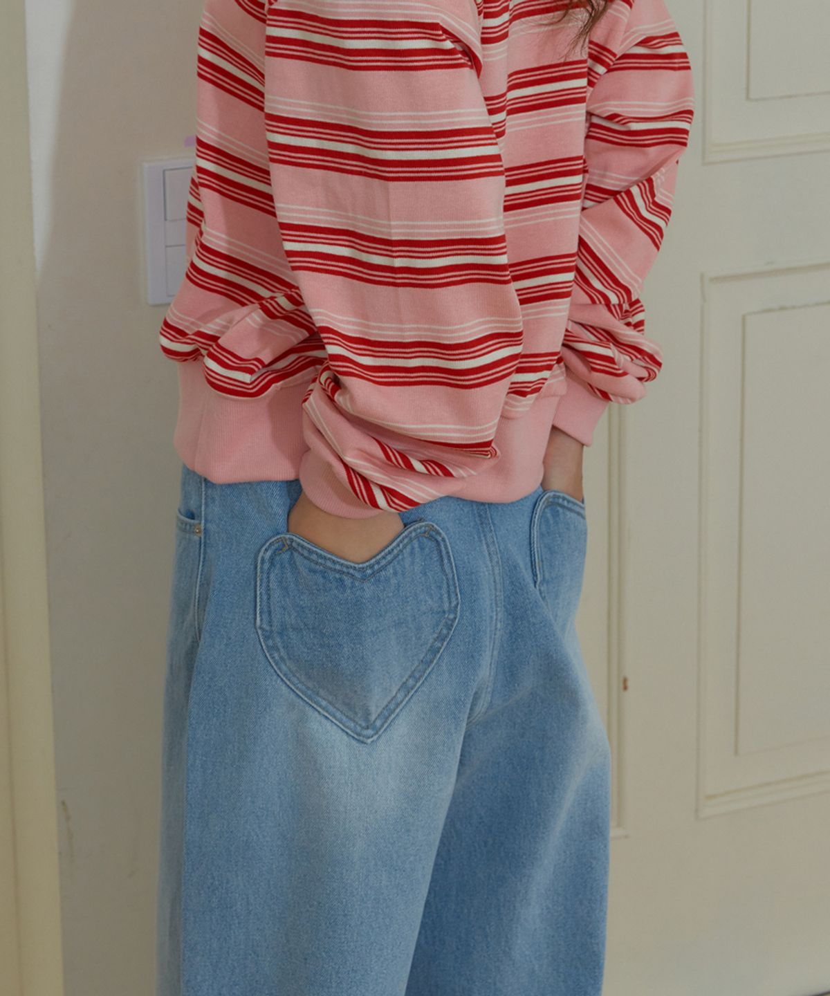 아노에틱(ANOETIC) ANC HEART POCKET DENIM