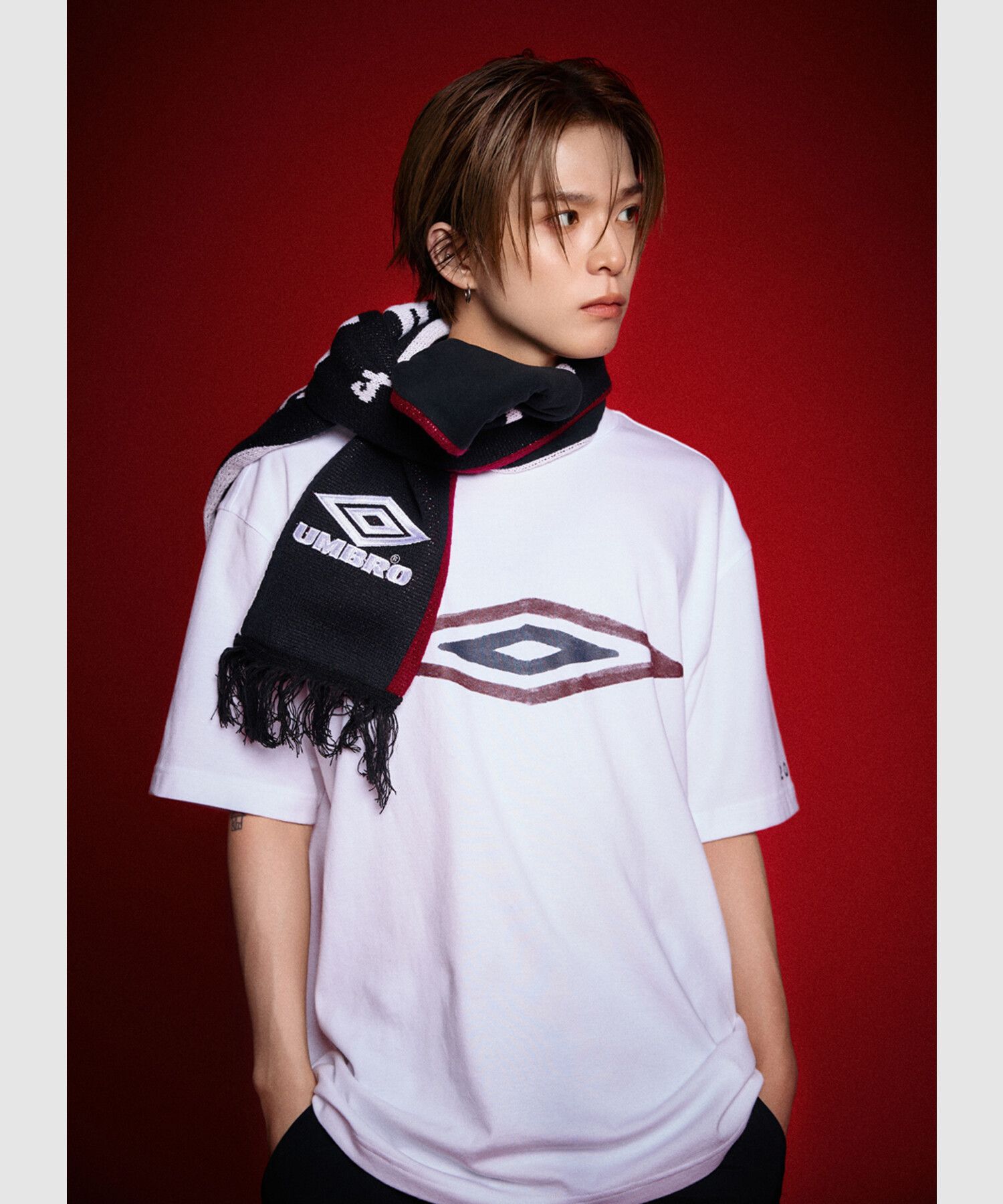 い*ご様 umbro×asahi ストライプシャツ　90（Sサイズ） umbro×asahi ストライプシャツ 90（Sサイズ） - メルカリ