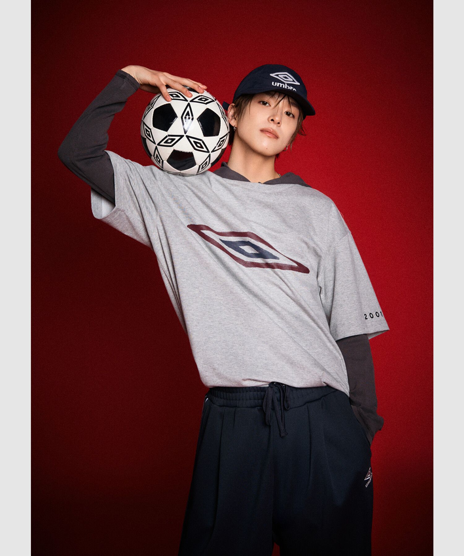 MUSINSA | UMBRO [Umbro x Asahi Hamada] Hand Drawing Logo Short