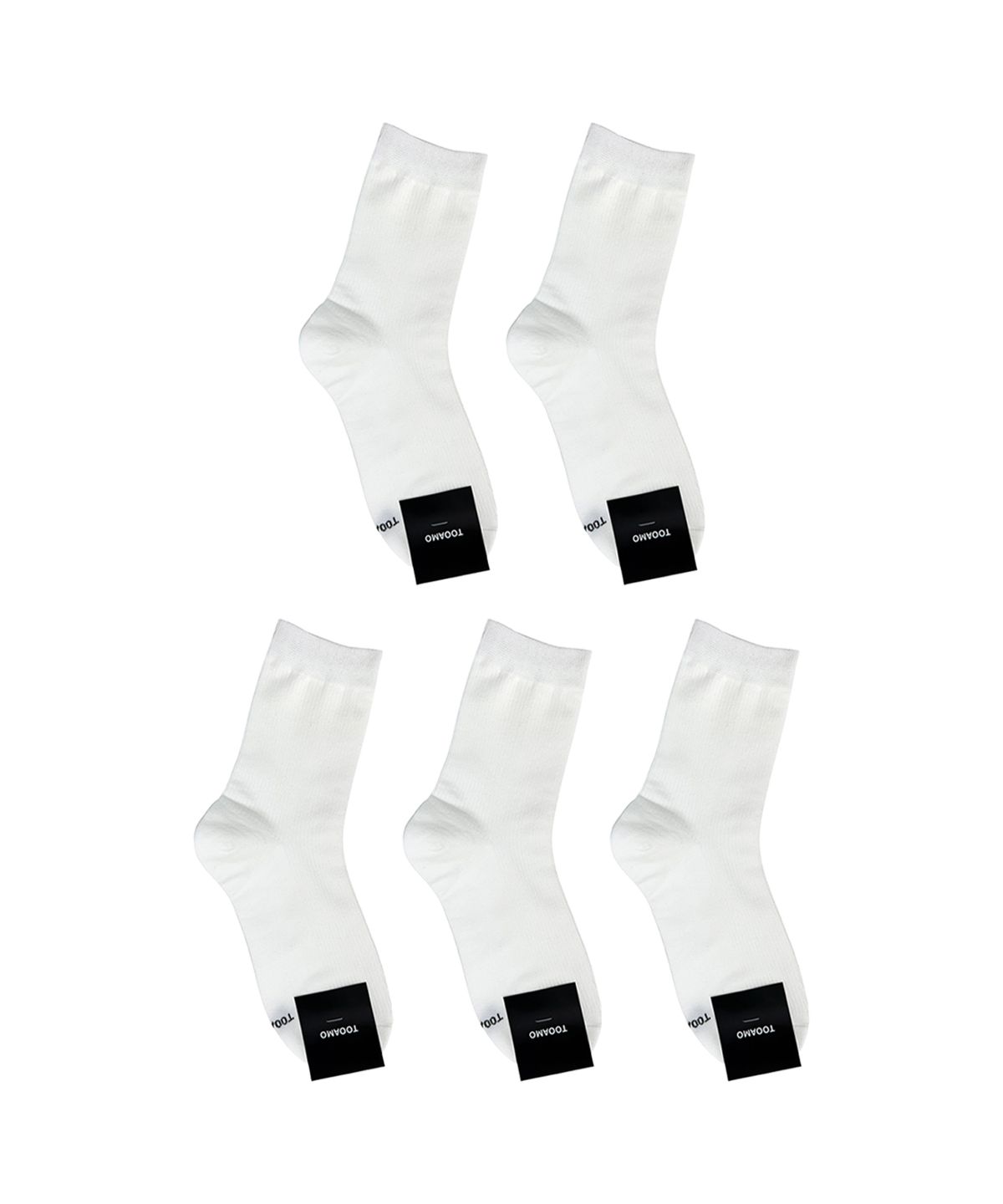 투아모(TOOAMO) [5PACK SET] 모노 데일리 삭스 화이트