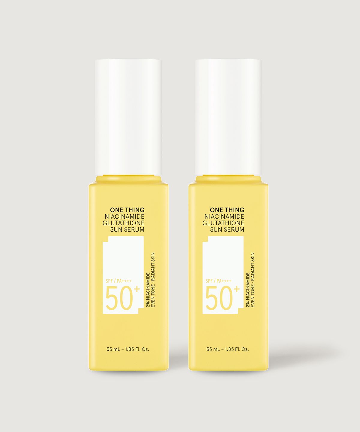 원씽(ONETHING) 나이아신아마이드 글루타치온 선세럼 55ml SPF50+ PA++++, 2 PACK