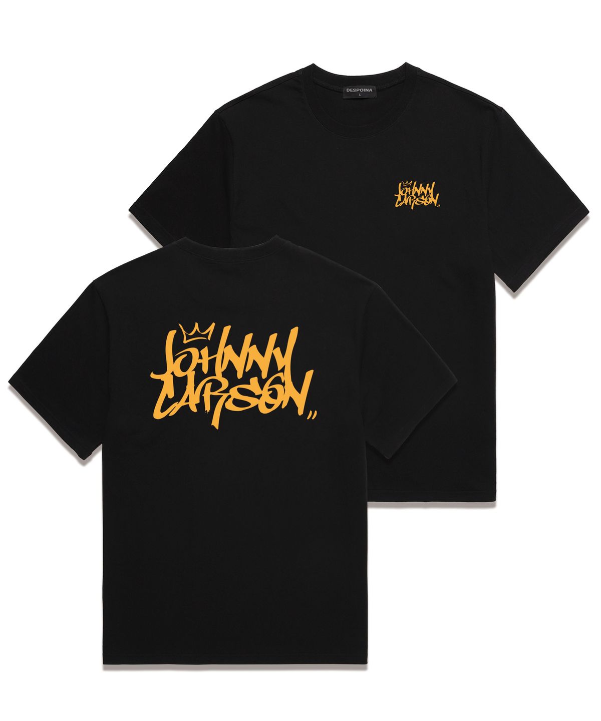 자니카슨(JOHNNY CARSON) Classic Graffiti Logo 반팔티셔츠 (JCSS102) 블랙/옐로우