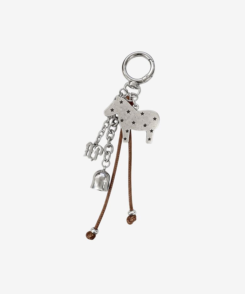 럭키 포니 벨 키링_브라운 Lucky Pony Bell Keyring_Brown