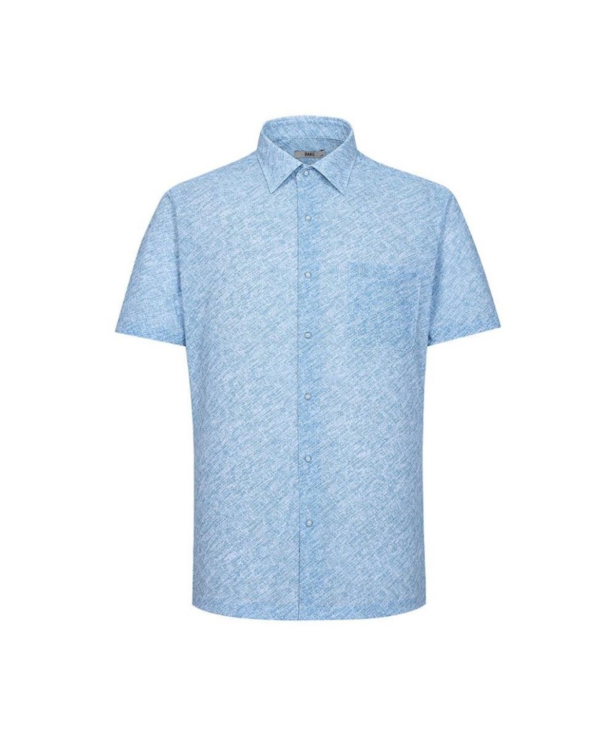 닥스셔츠(DAKS SHIRTS) 노케어 폴리혼방 프린트 스트레치 반팔셔츠 레귤러핏_DLS1SHDS150B1