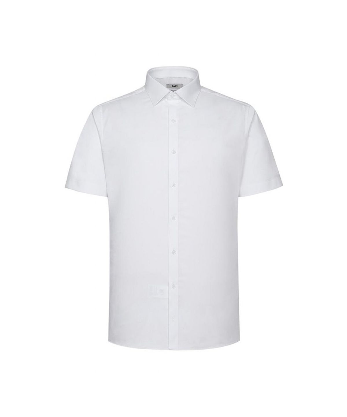 닥스셔츠(DAKS SHIRTS) 노케어 폴리혼방 솔리드 반팔 슬림핏 드레스셔츠_DLS1SHDS301A1