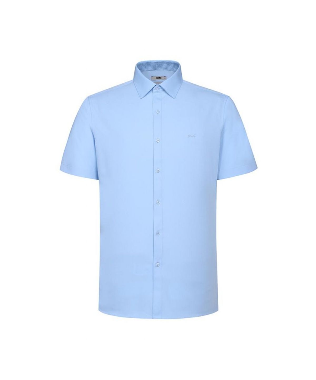 닥스셔츠(DAKS SHIRTS) 폴리혼방 솔리드 반팔 슬림핏 드레스셔츠_DLS3SHDS301B1