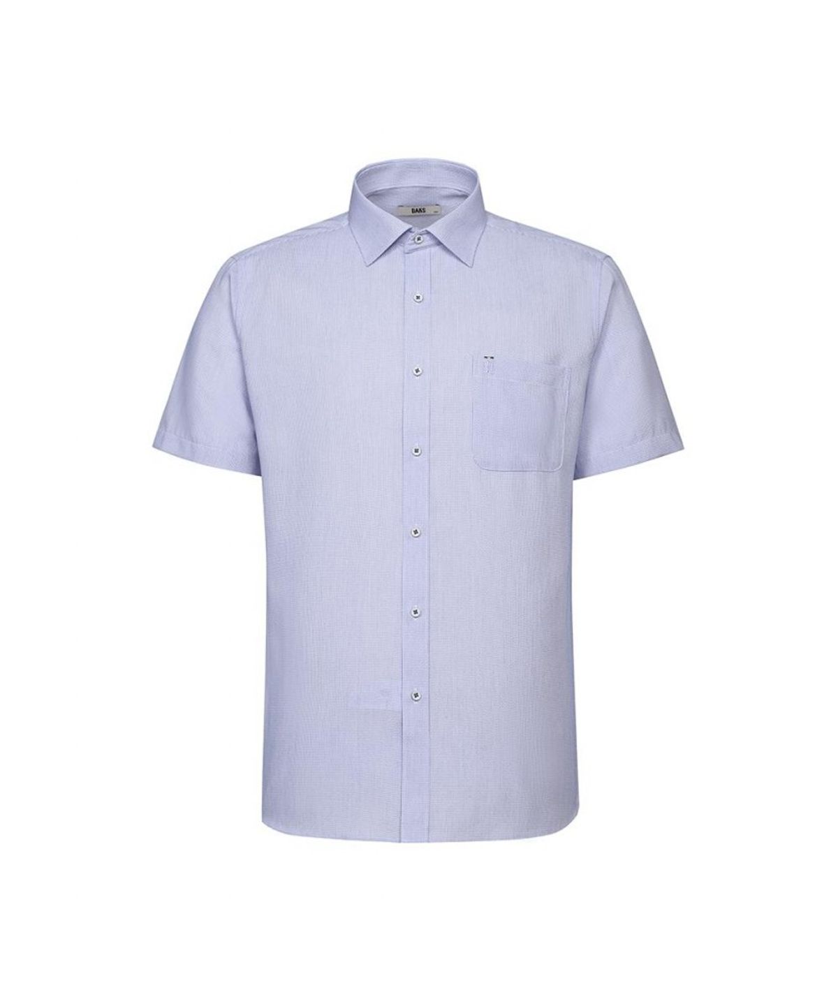 닥스셔츠(DAKS SHIRTS) 노케어 폴리혼방 솔리드패턴 반팔셔츠 레귤러핏_DLS1SHDS121V1
