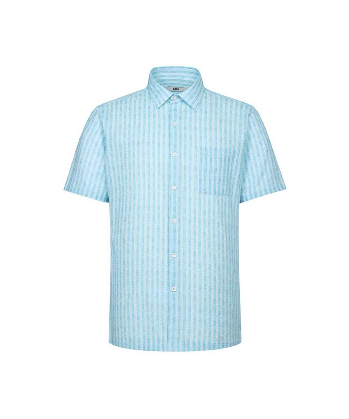 닥스셔츠(DAKS SHIRTS) 시어서커 스트라이프 반팔셔츠_DLS1SHCS136M1